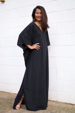 MALA handworks  Evelyn Kaftan in Black