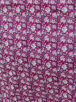 MALA handworks 56 Evelyn Kaftan in Red and Floral Pattern