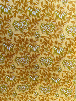 MALA handworks Evelyn Kaftan in Yellow and Floral Pattern