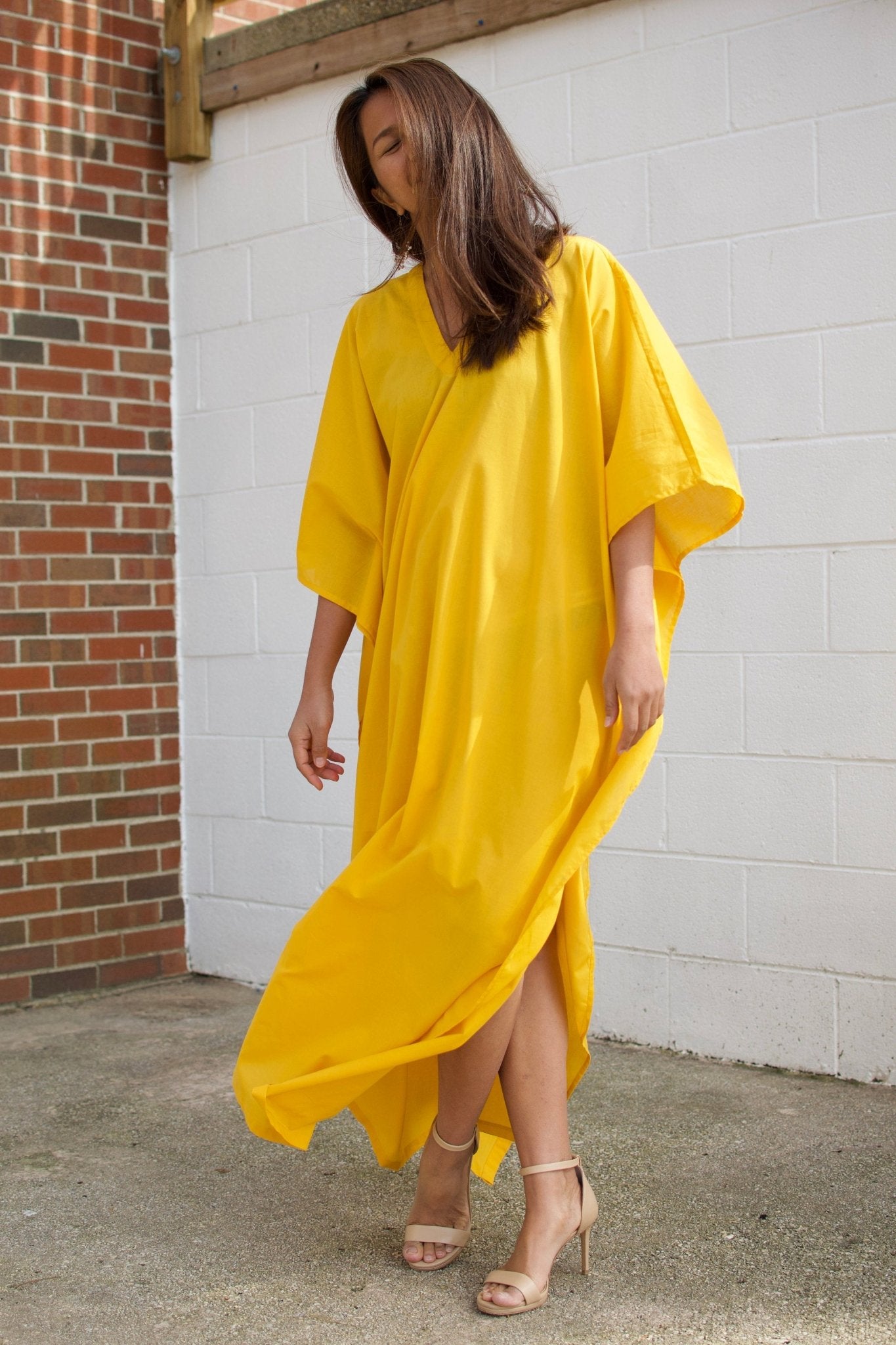 MALA handworks 56 Evelyn Kaftan in Yellow