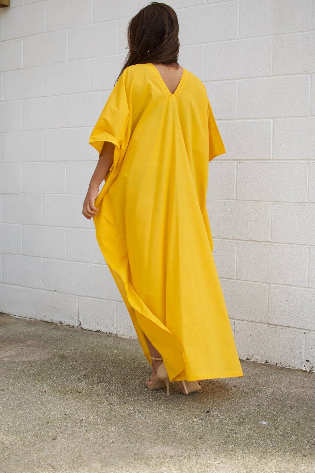 MALA handworks 56 Evelyn Kaftan in Yellow