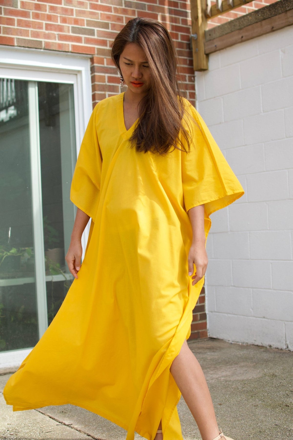 MALA handworks 56 Evelyn Kaftan in Yellow