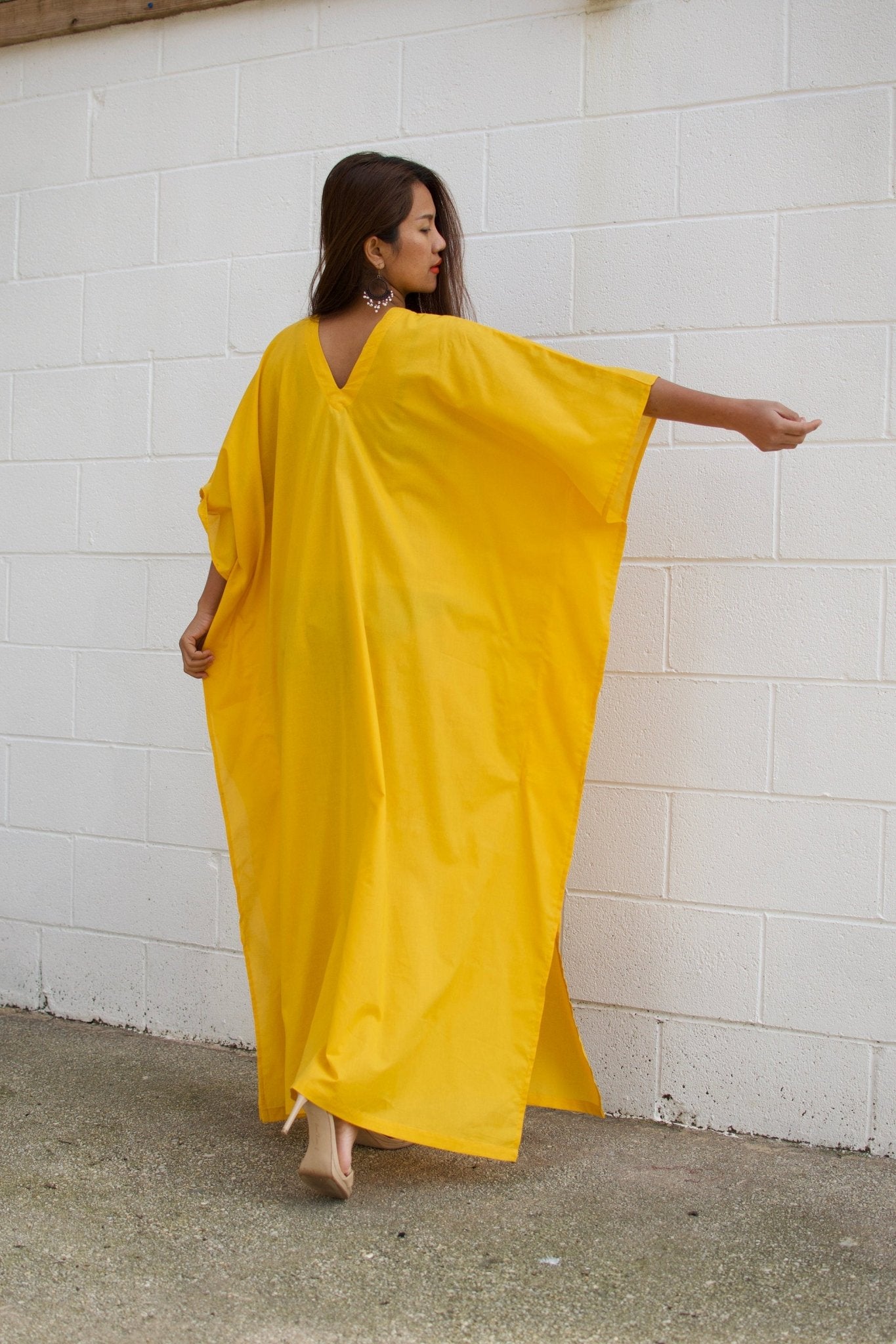MALA handworks 56 Evelyn Kaftan in Yellow