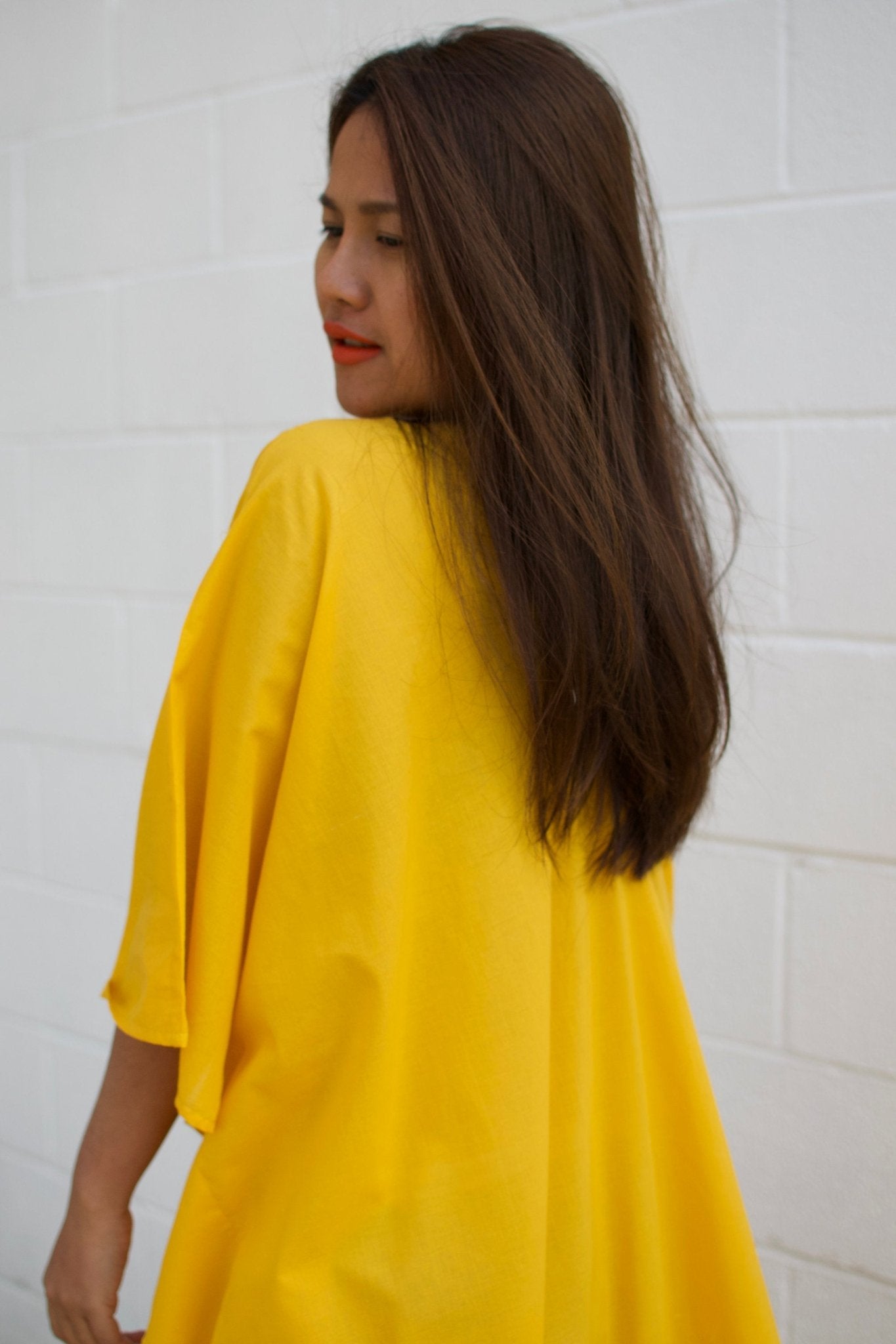 MALA handworks 56 Evelyn Kaftan in Yellow