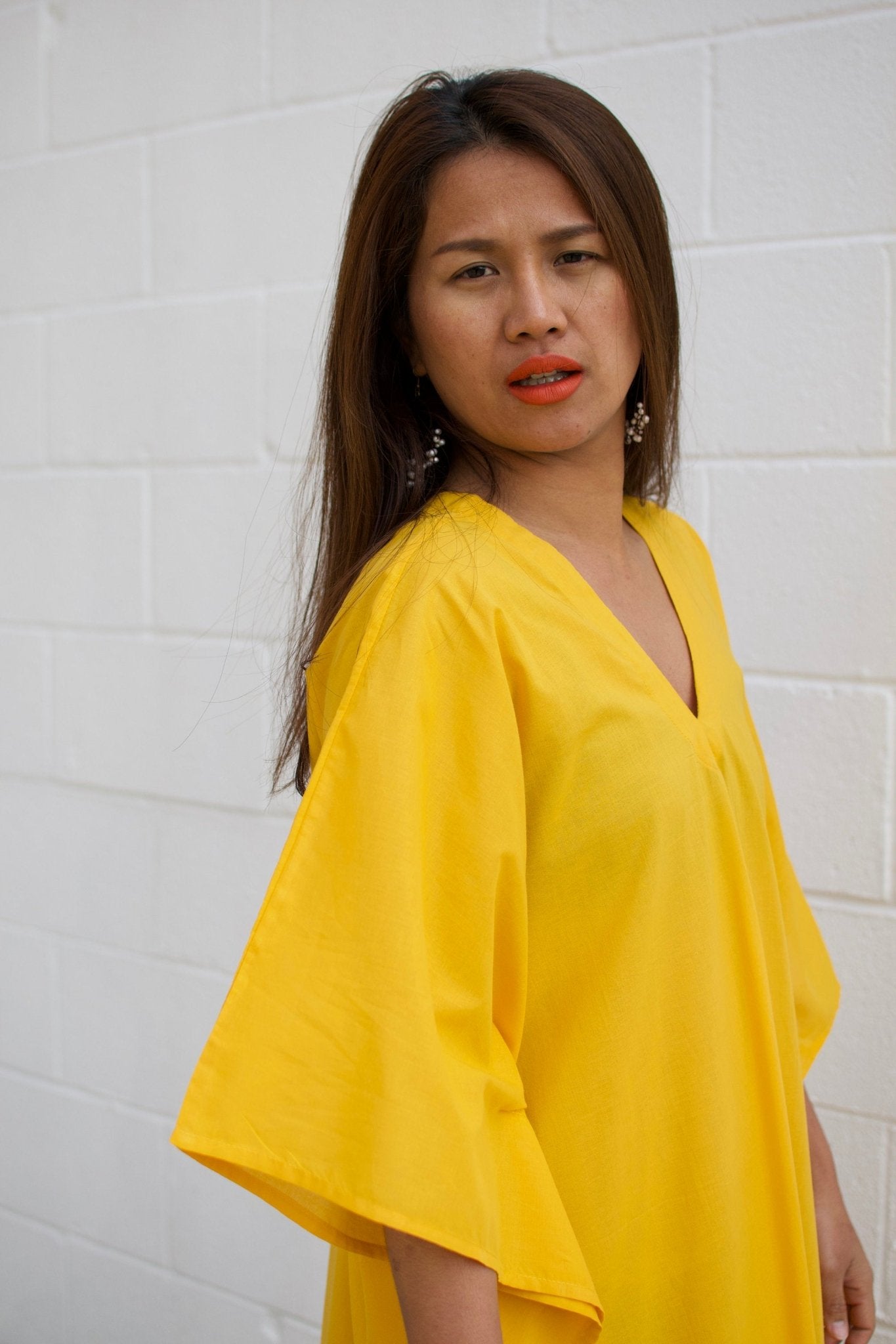 MALA handworks 56 Evelyn Kaftan in Yellow
