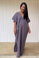 MALA handworks  Gloria Double Gauze Cotton Kaftan in Purple Lavender
