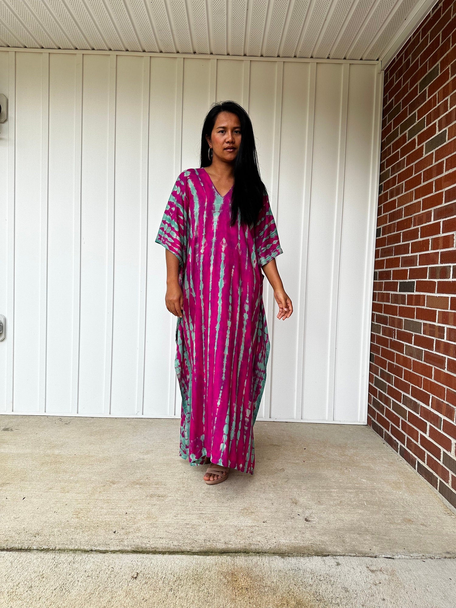Nora Kaftan in Raspberry Tie Dye