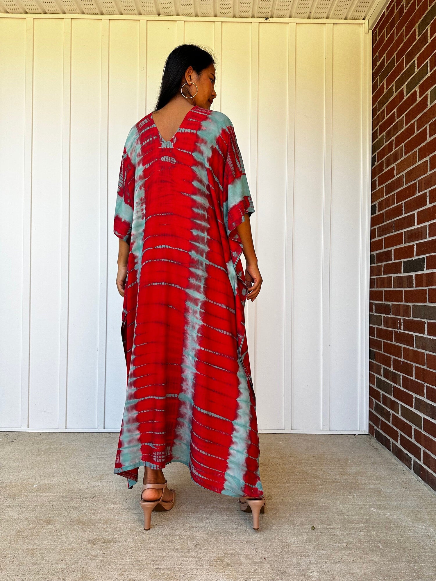 Nora Kaftan in Red Tie Dye