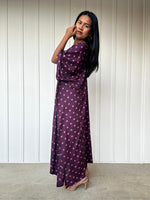 Mala Handworks Luna Micro Dot Kaftan in Purple