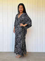 Mala Handworks Luna Halo Kaftan in Black