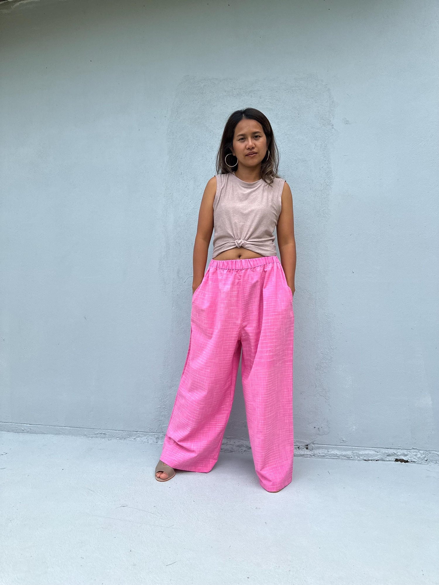 Tala Fuchsia Pants front view