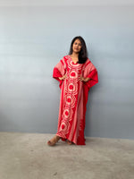 Mala Handworks Luna Echoeye Kaftan in Red