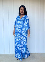 MALA handworks  Indigo Kaftan in Hand Dyed Indigo Blue