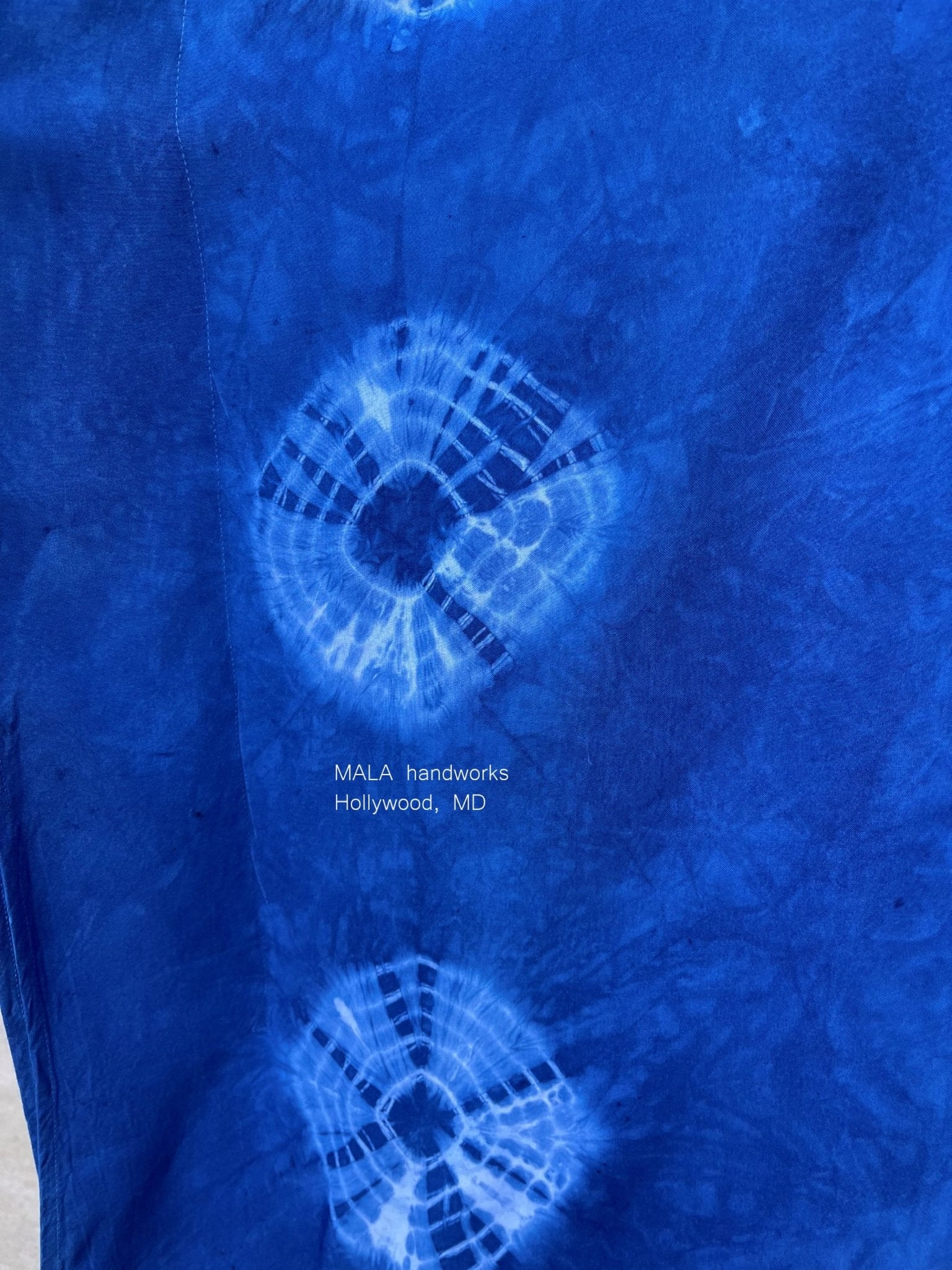 MALA handworks  Indigo Kaftan in Hand Dyed Indigo Blue