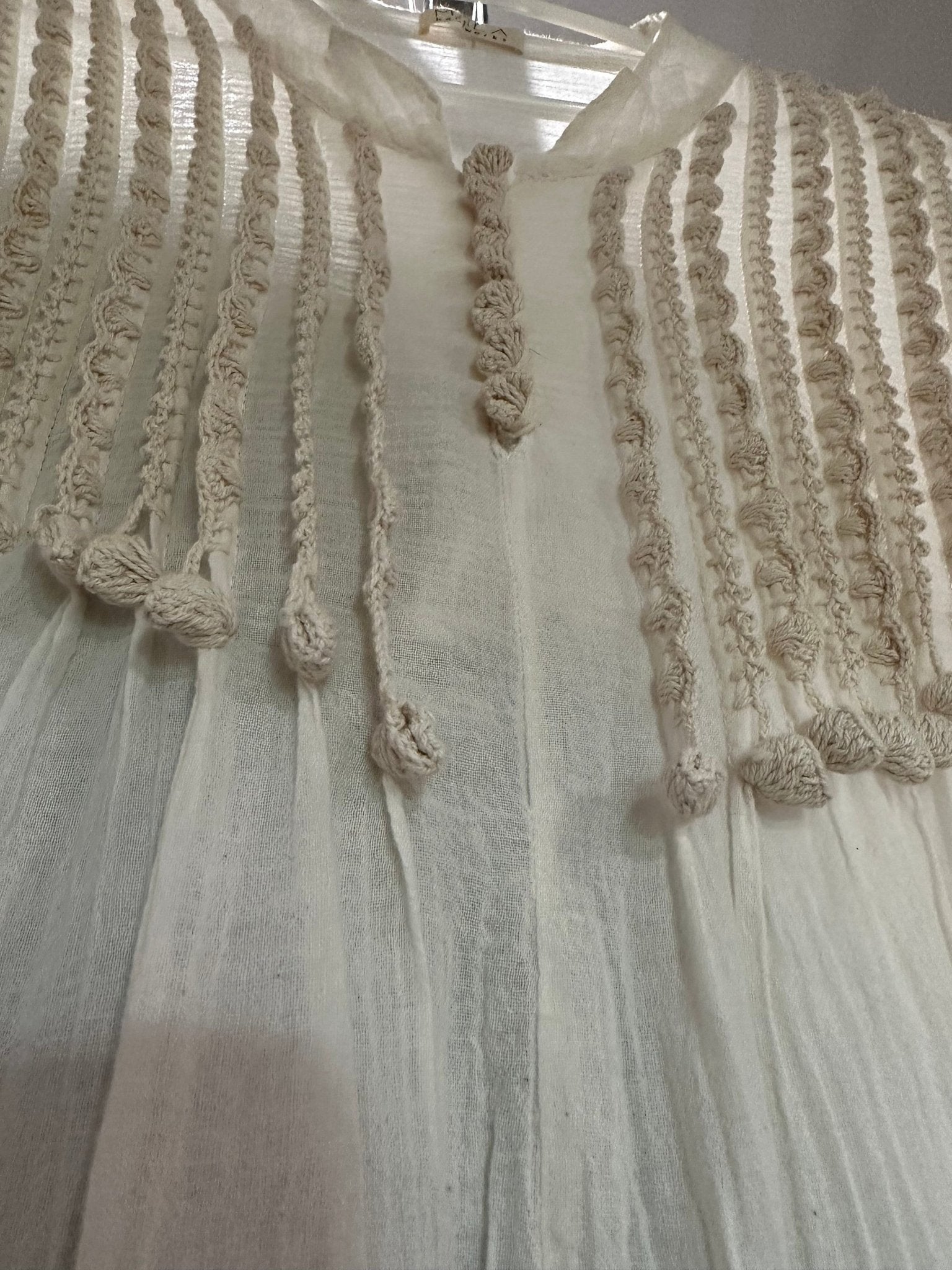 MALA handworks  Lily Dress in Natural White and Hand Crochet Pattern