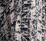 MALA handworks Luna Kaftan in Black and Abstract Silkscreen