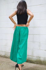 MALA handworks  Lyla Linen pants in Green
