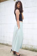 MALA handworks  Lyla Linen pants in Sage Gray