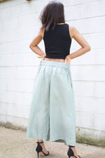 MALA handworks  Lyla Linen pants in Sage Gray