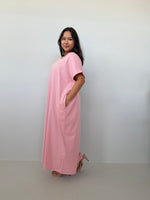 Mala Handworks Alice Jersey Cotton Kaftan in Bubblegum