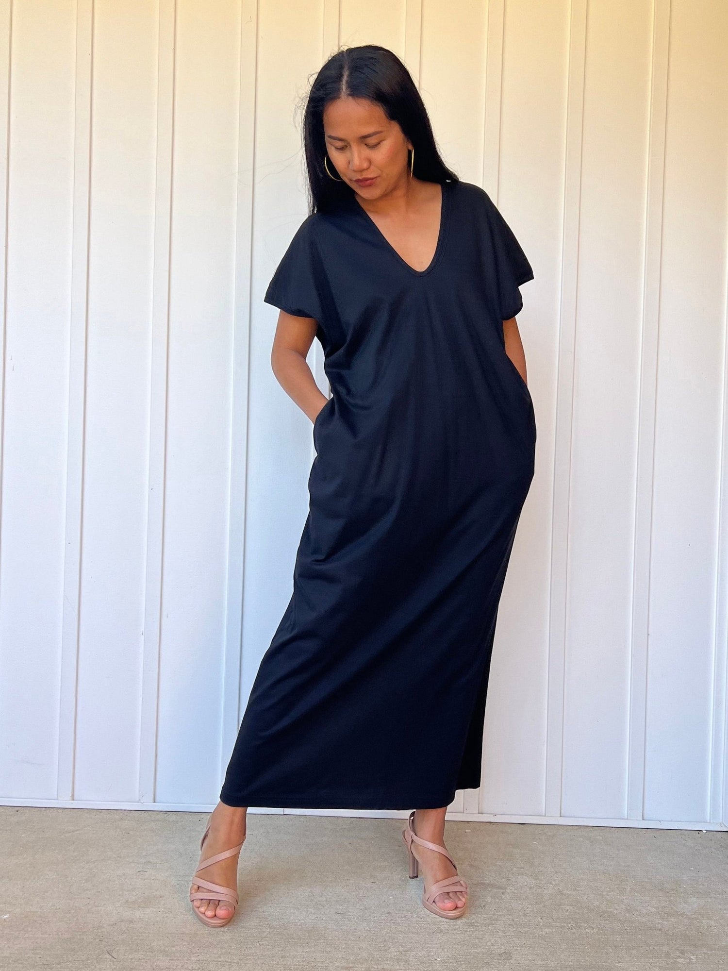 Petite Jersey Cotton Kaftan - Handmade