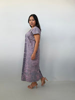 Mala Handworks Alisa Petite Cotton Kaftan in Stone Tie Dye