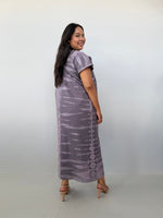 Mala Handworks Alisa Petite Cotton Kaftan in Stone Tie Dye