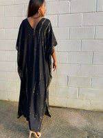 MALA handworks  Camila Kaftan in Black and off White Tie Dye