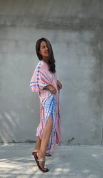 Camila Kaftan in Bubblegum & Blue Tie Dye-CM-54-50-Mala Handworks
