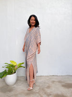 MALA handworks  Camila Kaftan in Gray and Brown Tie Dye