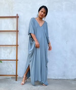 MALA handworks Camila Kaftan in Light Gray