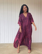 MALA handworks  Camila Kaftan in Purple Tie Dye