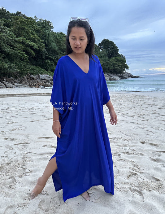 MALA handworks  Camila Kaftan in Royal Blue