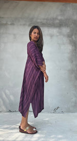 Camila Reed Kaftan in Eggplant-CM-58-40-Mala Handworks