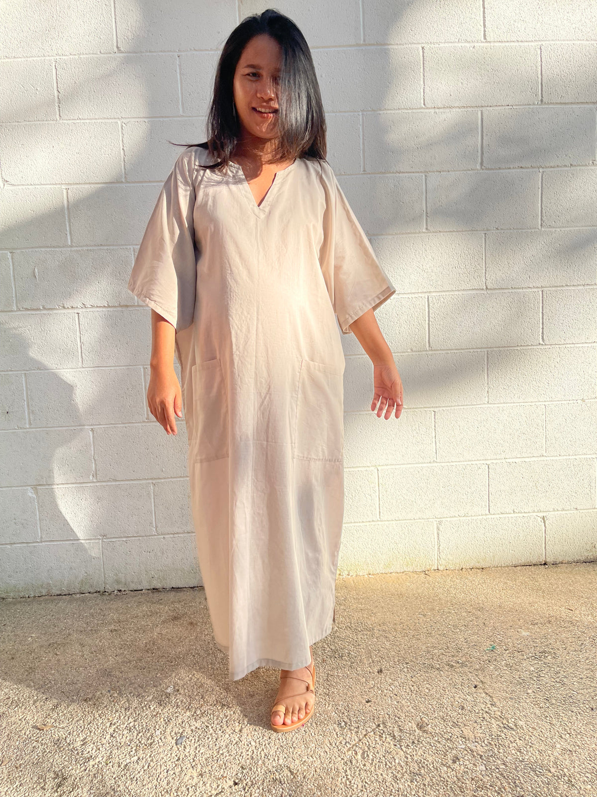 MALA handworks Cotton Kaftan with Pockets