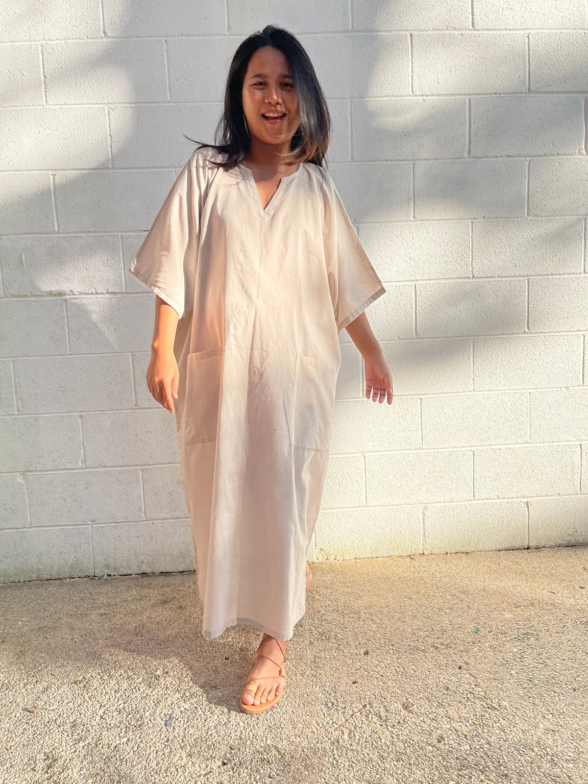 MALA handworks Cotton Kaftan with Pockets