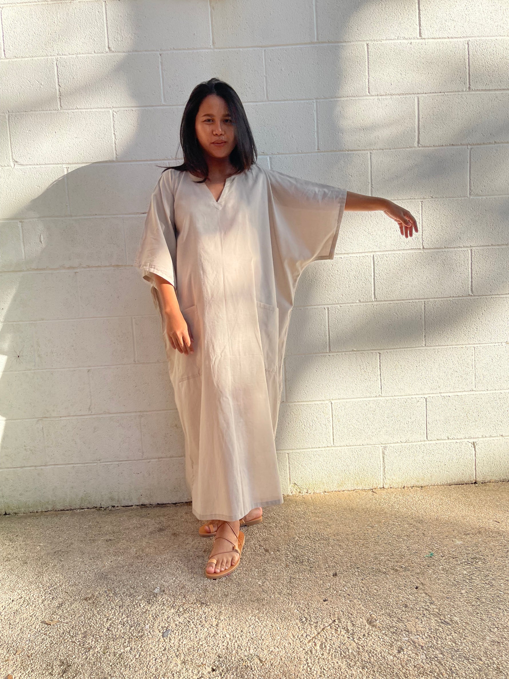 MALA handworks Cotton Kaftan with Pockets