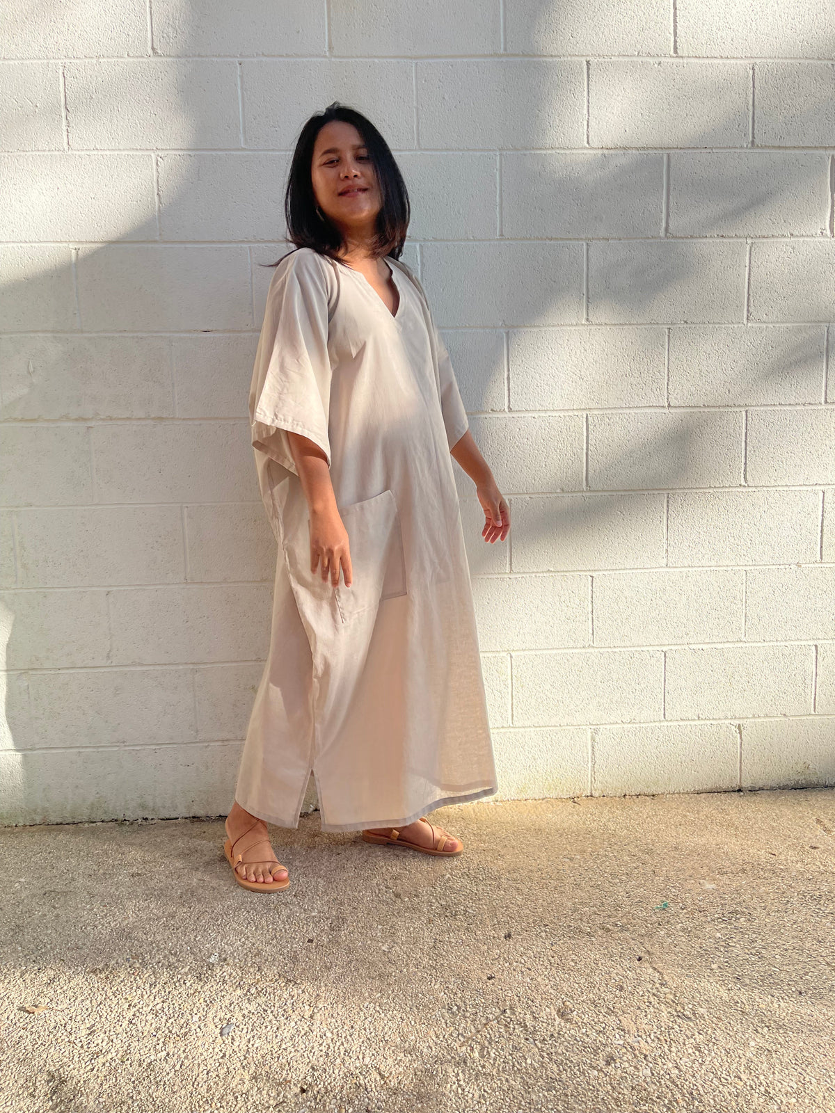 MALA handworks Cotton Kaftan with Pockets