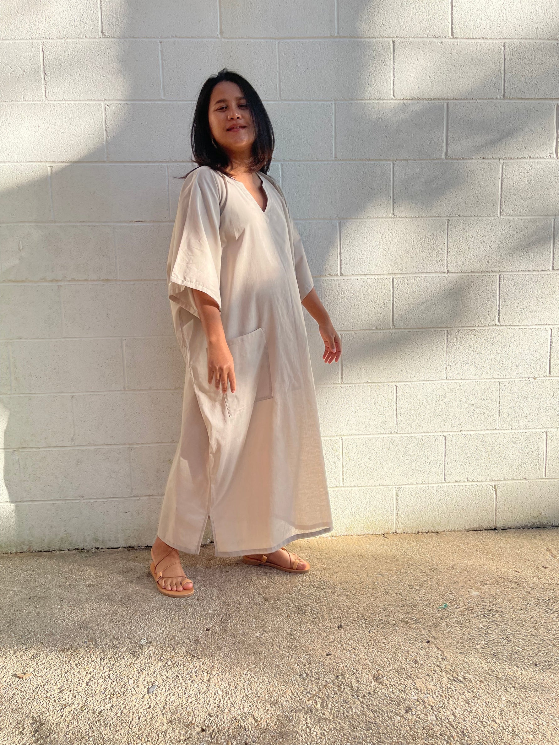 MALA handworks Cotton Kaftan with Pockets