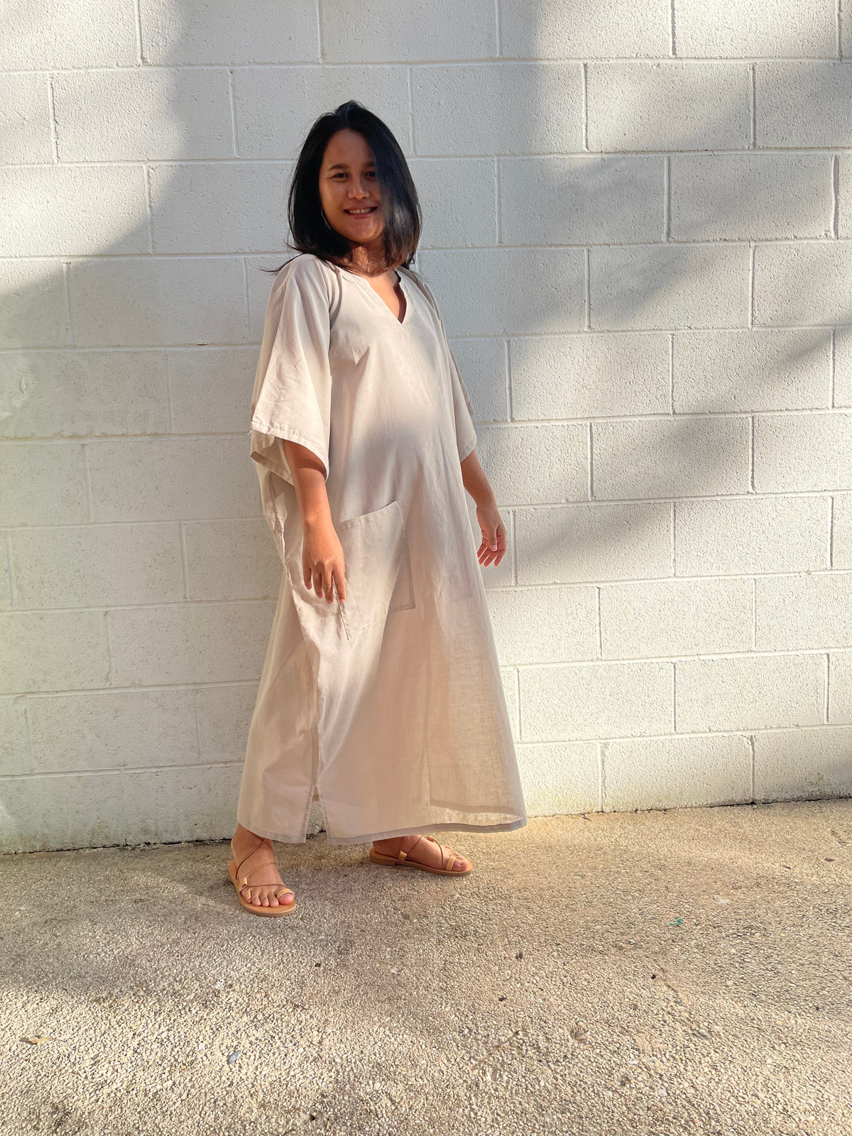 MALA handworks Cotton Kaftan with Pockets