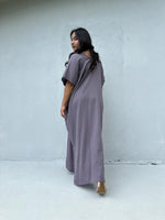 Mala Handworks Daria Cotton Kaftan in Lavender