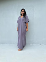 Mala Handworks Daria Cotton Kaftan in Lavender