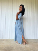 Mala Handworks Daria Cotton Kaftan in Mist