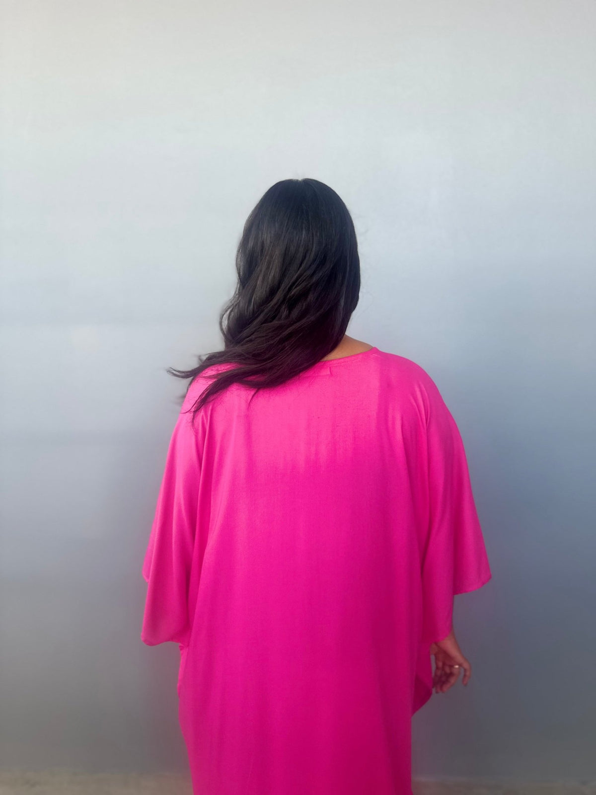 Eva Kaftan in Fuchsia - Mala Handworks