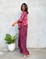 MALA handworks Eva Kaftan in Purple Tie Dye