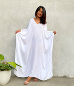 MALA handworks Eva Kaftan in White