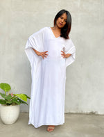 MALA handworks Eva Kaftan in White