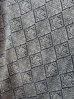 Evelyn Cotton Kaftan in Ecru Lattice-E-103-Mala Handworks