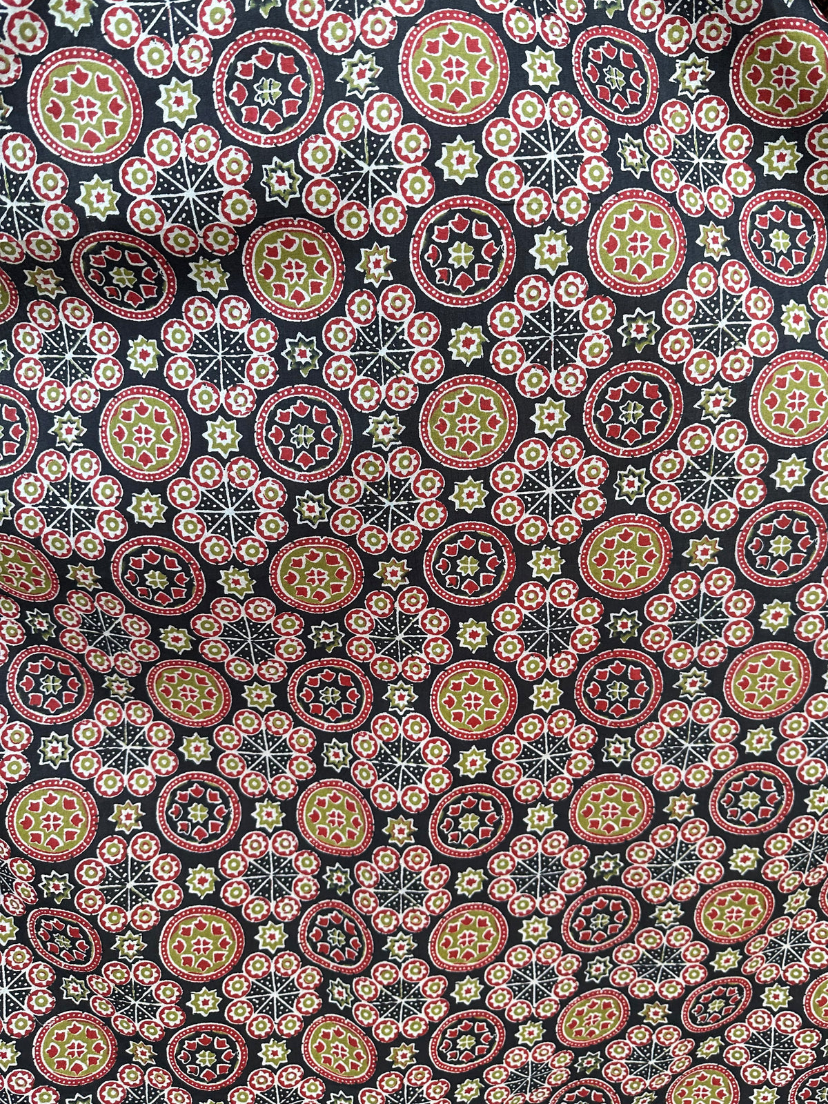MALA handworks  Evelyn Kaftan in Black and Abstract Pattern
