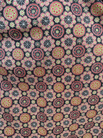 MALA handworks  Evelyn Kaftan in Black and Abstract Pattern